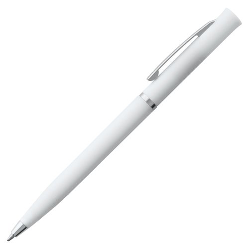 Ручка шариковая Euro Chrome, белая