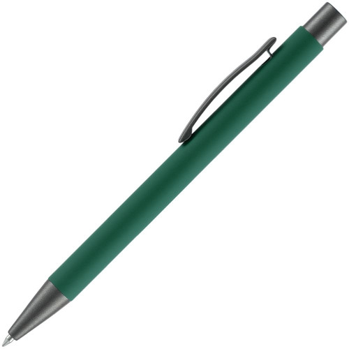 Ручка шариковая Atento Soft Touch, зеленая