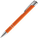 Ручка шариковая Keskus Soft Touch, оранжевая