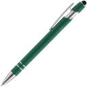 Ручка шариковая Pointer Soft Touch со стилусом, зеленая