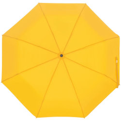Зонт складной Manifest Color со светоотражающим куполом, желтый